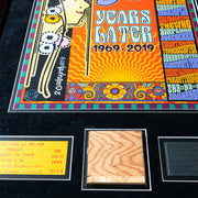 David Byrd (Signed) | Framed Woodstock Stage and Original Ticket