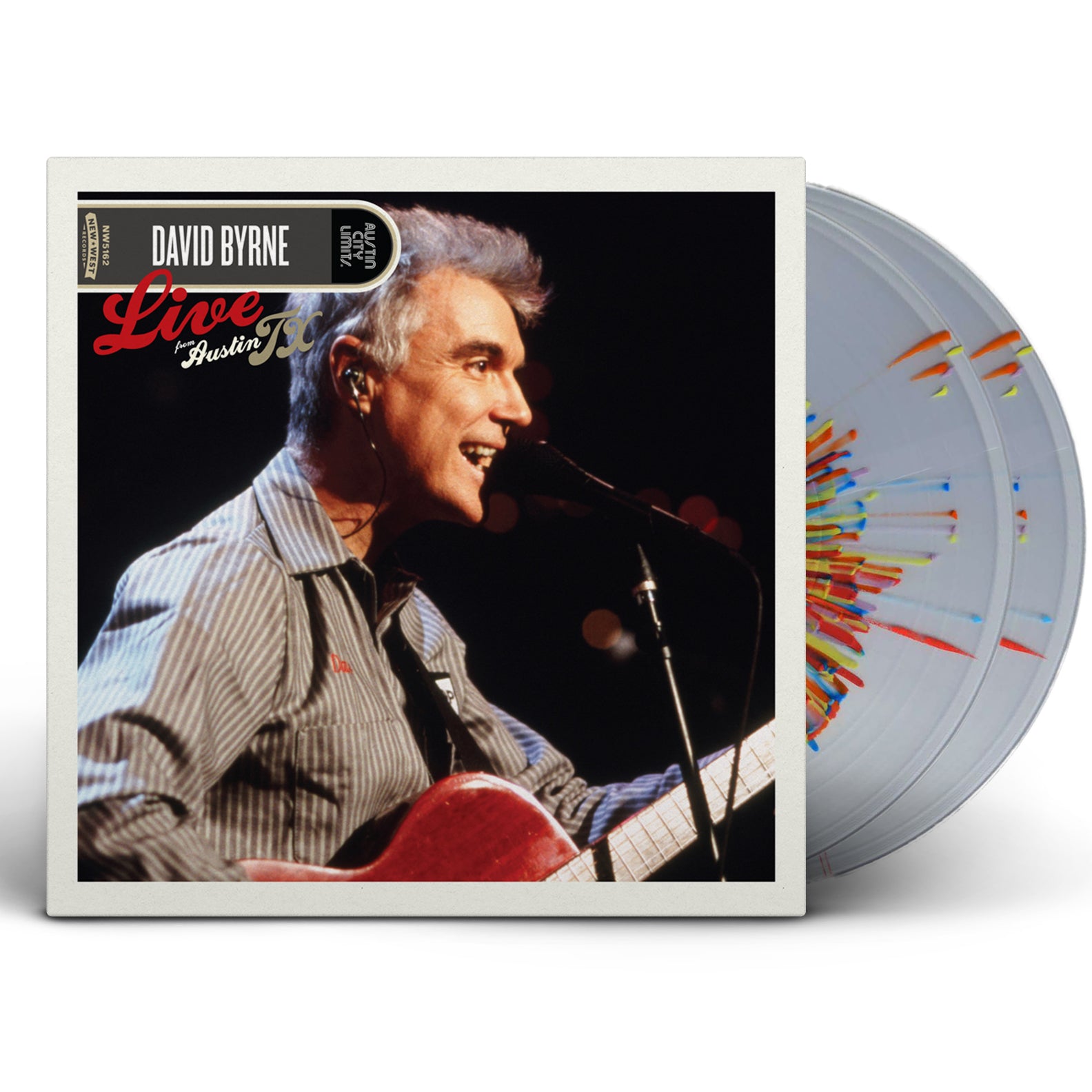David Byrne – Live From Austin, TX (2-LP Clear with Multicolor Splatter Vinyl)