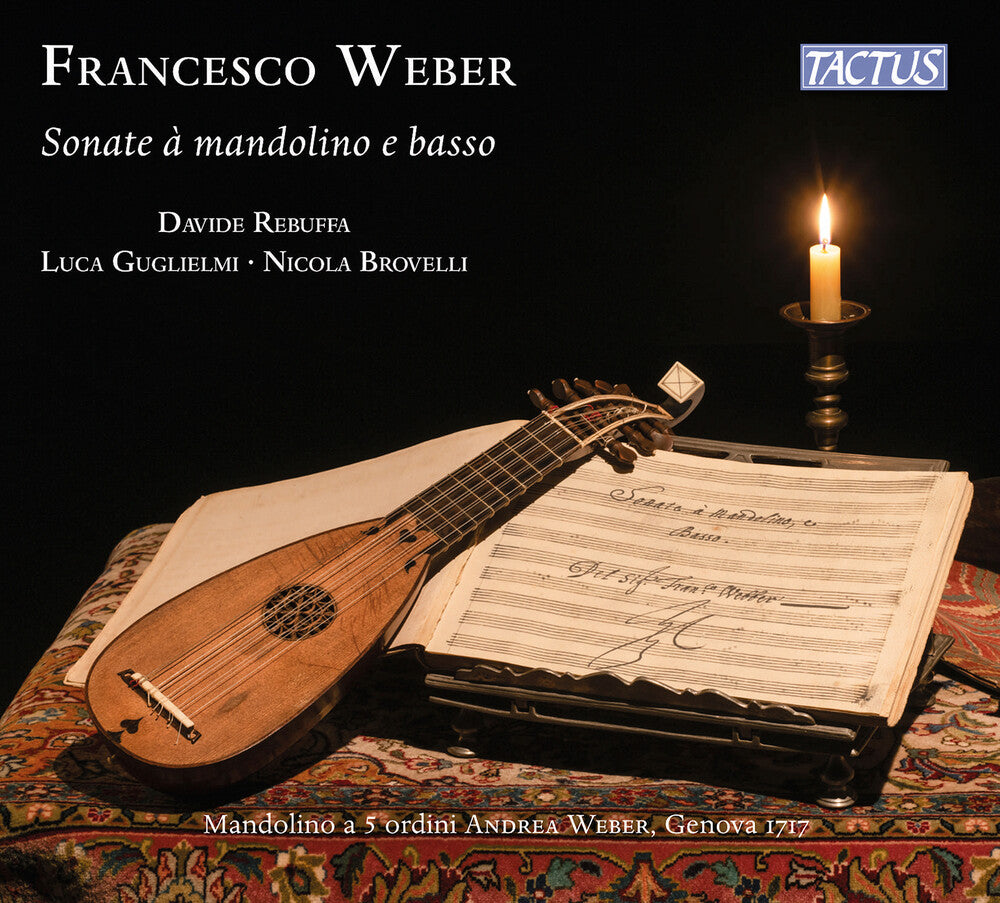 Davide Rebuffa – Weber: Sonate A Mandolino E Basso (CD)
