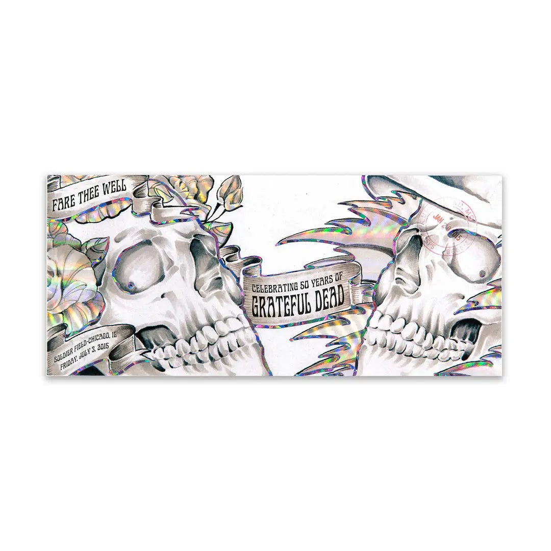 Grateful Dead 2015 Fare Thee Well Authentic Ticket Stubs - Set of