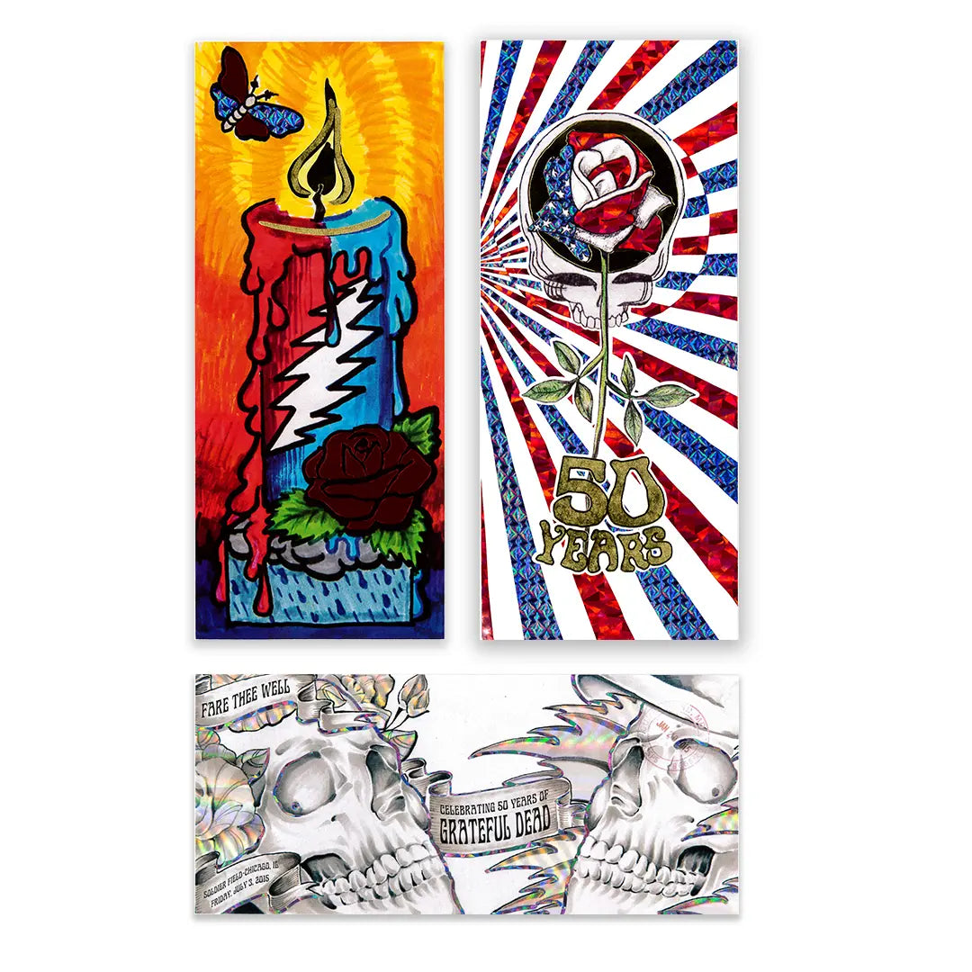 Grateful Dead 2015 Fare Thee Well Authentic Ticket Stubs - Set of