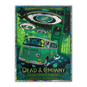Dead & Company - San Francisco 2025 Lava Foil Poster by Mazza