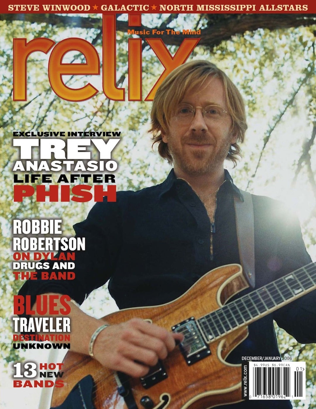 Trey Anastasio - December/January 2006 Relix Issue