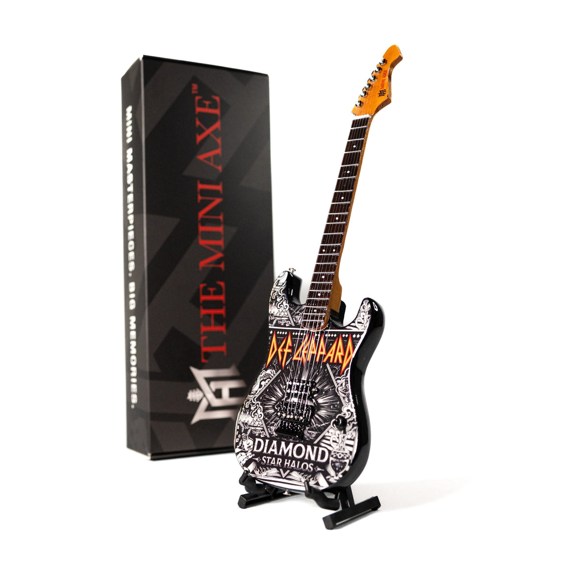 Def Leppard "Diamond Rejoice" and "Hysteria" Mini Guitar Set