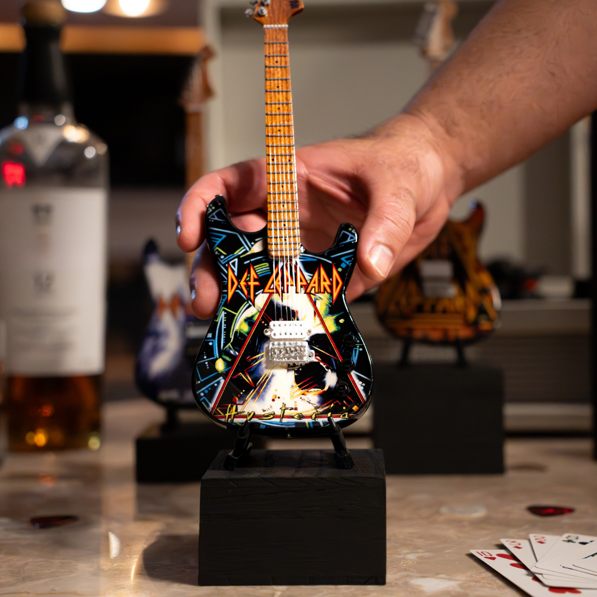 Def Leppard "Hysteria" Mini Guitar