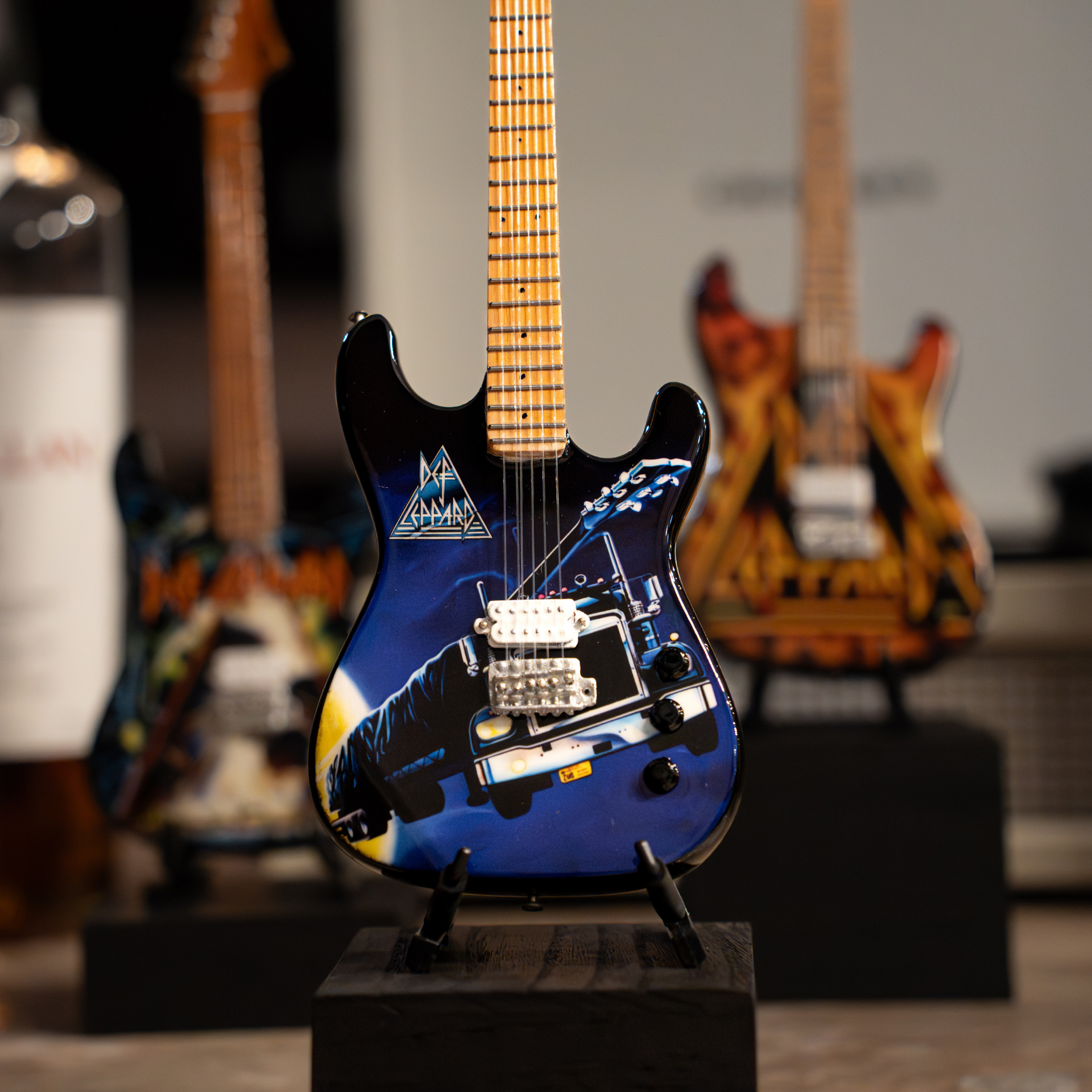 Def Leppard "On Through the Night" Mini Guitar