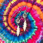 Grateful Dead Delilah Jones Earrings | Silver Hiouchi Jewels / Rose & Bolt Grateful Dead Jewelry Earrings {{Shop name}}