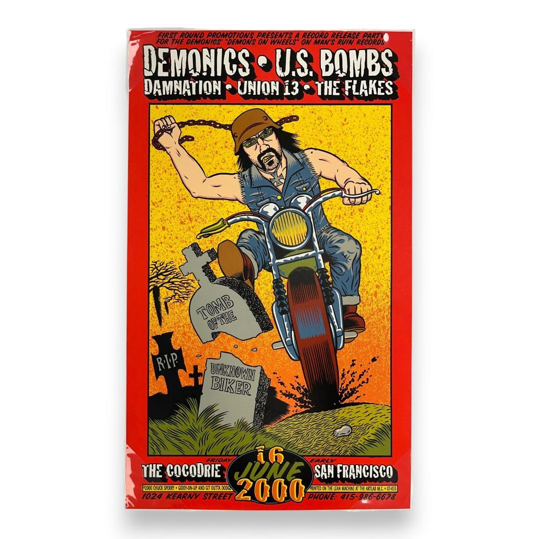 Demonics, U.S. Bombs, Damnation, Union 13, The Flakes – The Cocodrie, San Francisco (Jun 16, 2000) by Chuck Sperry