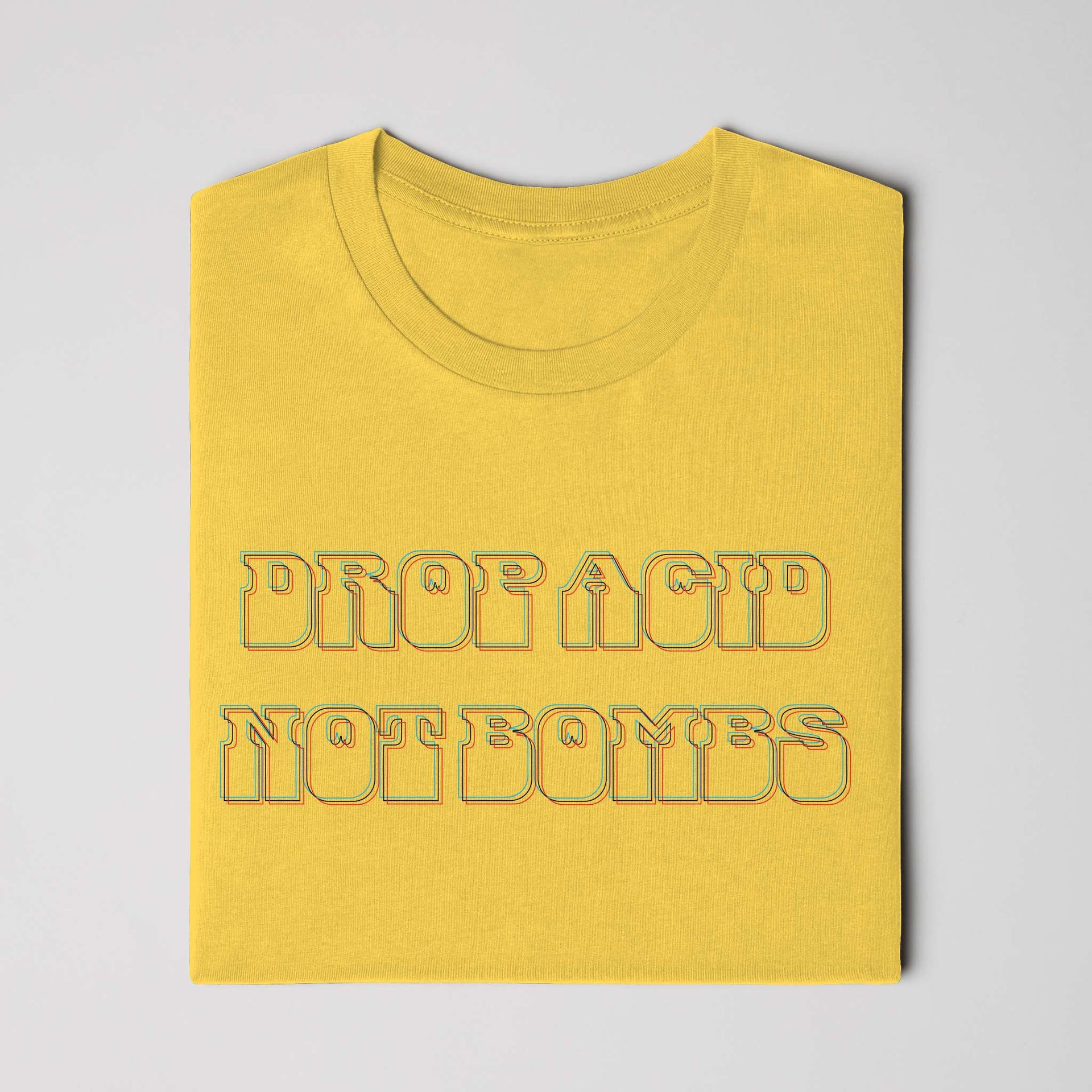 Drop Acid, Not Bombs 3D T-Shirt