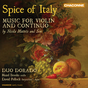 Duo Dorado – Spice Of Italy - Music For Vn & Continuo By Nicola (CD)
