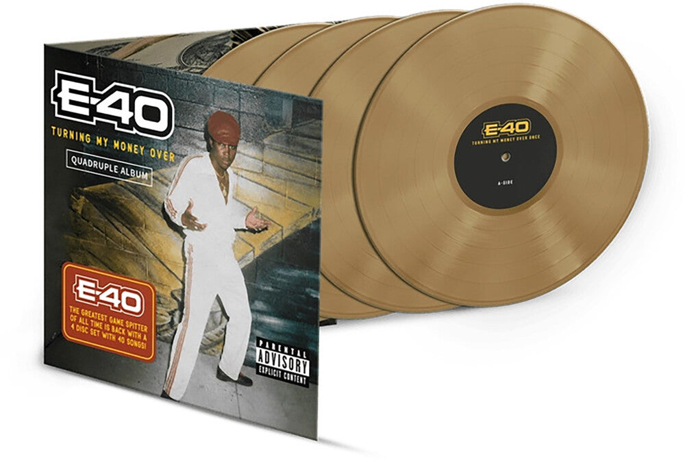 E-40 – Turning My Money Over (Colored, Gol LP Vinyl)