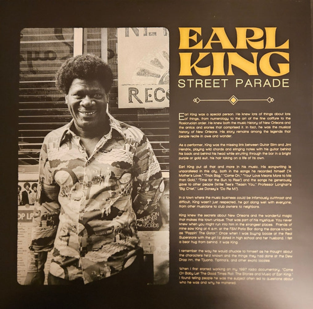 Earl King – Street Parade (Orange Burst LP Vinyl)