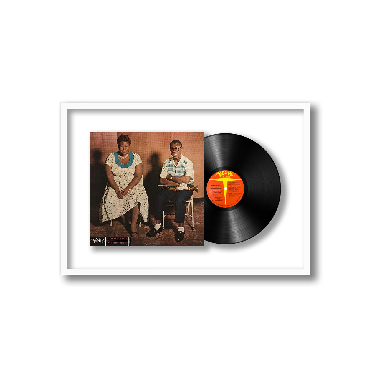 Ella Fitzgerald & Louis Armstrong - Ella & Louis (Framed Vinyl)
