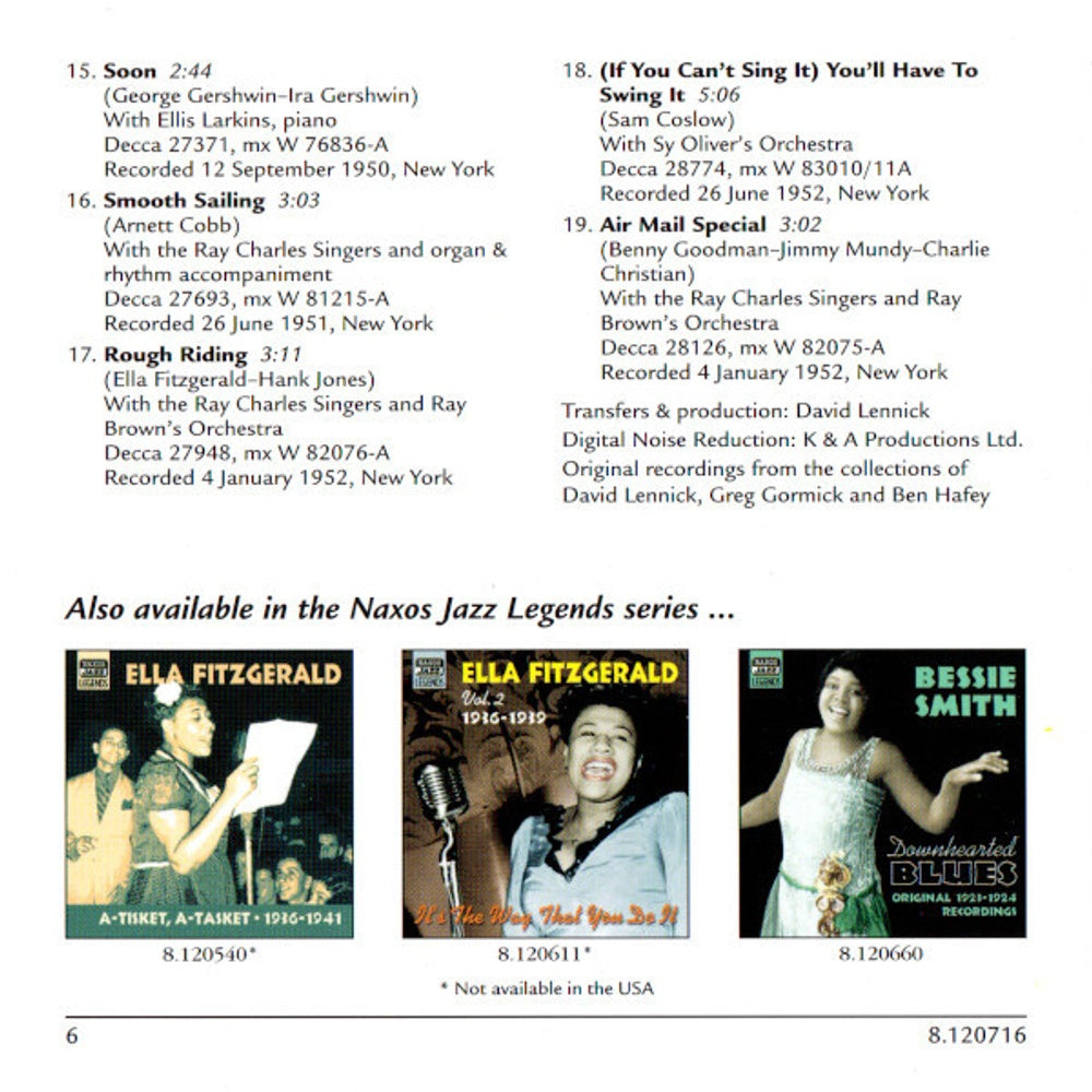 Ella Fitzgerald – Oh! Lady Be Good, Volume 3 (CD)