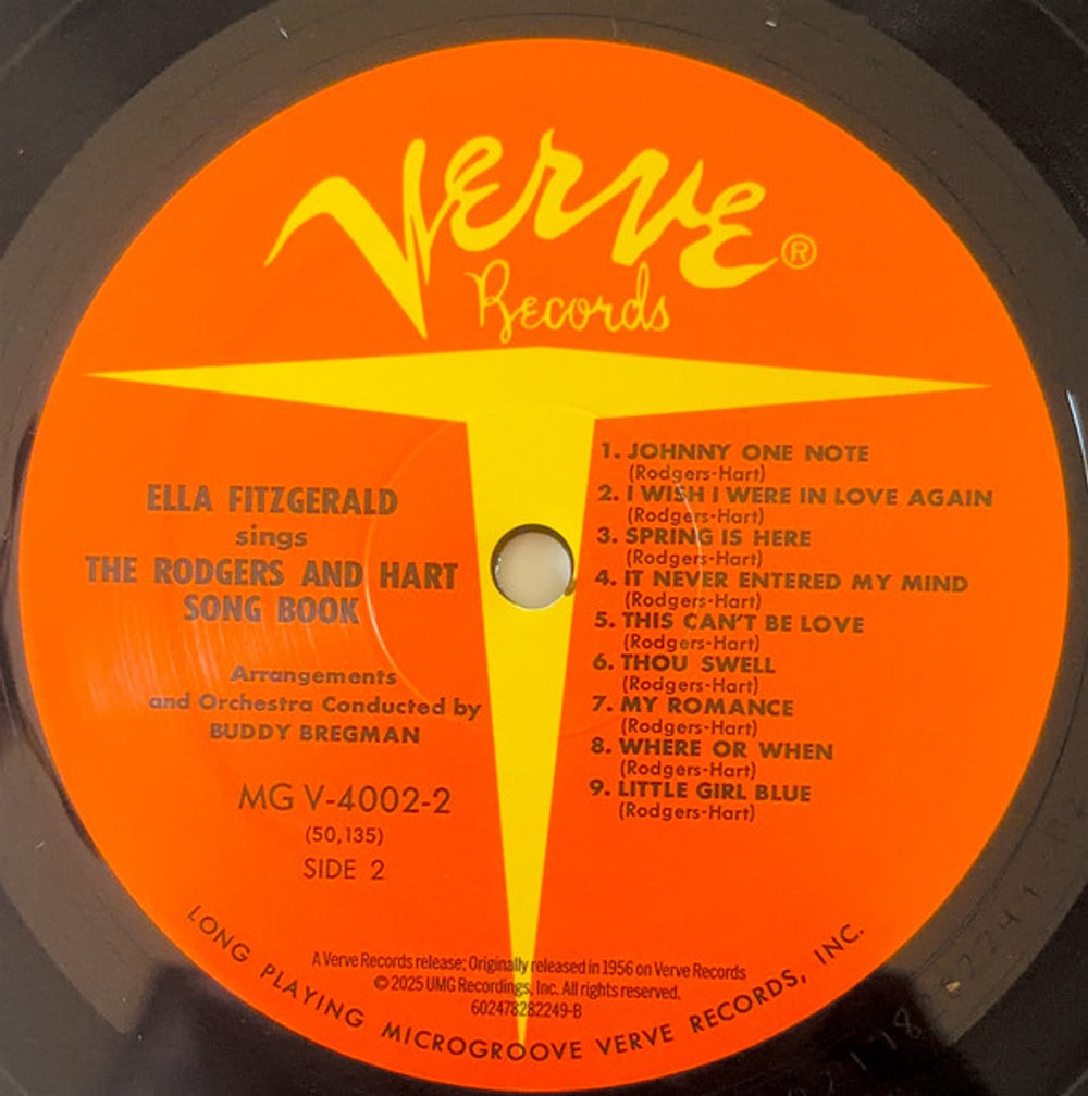Ella Fitzgerald – Sings the Rodgers and Hart Song Book (2-LP Vinyl)
