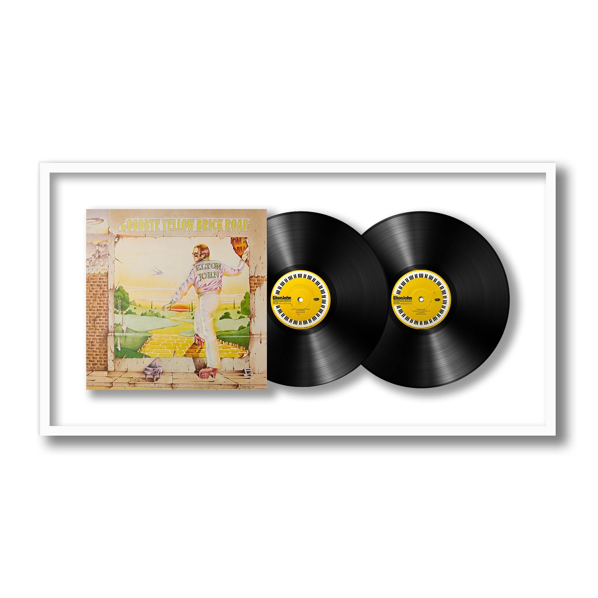 Elton John - Goodbye Yellow Brick Road (Framed Vinyl)