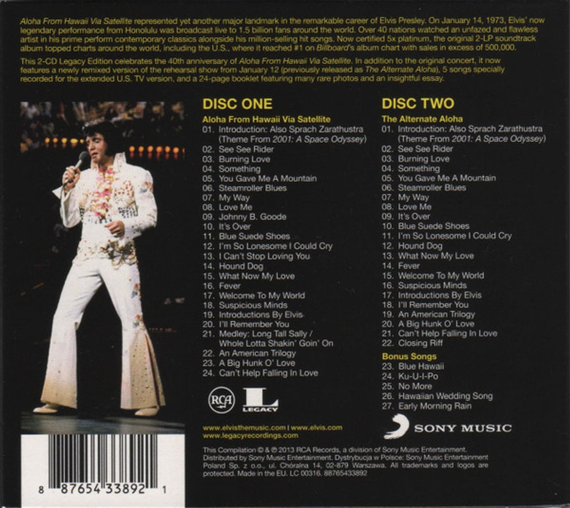 Elvis Presley – Aloha From Hawaii (2-CD)