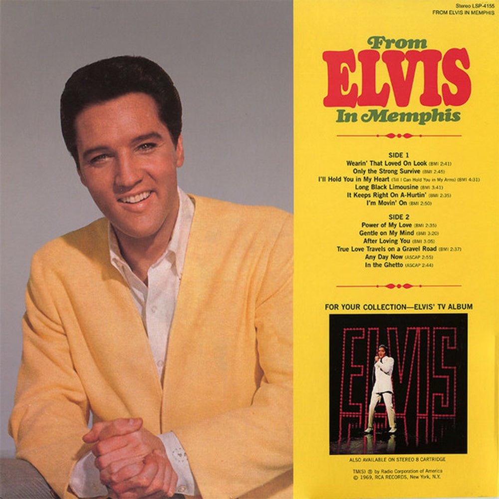 Elvis Presley – From Elvis In Memphis (LP Vinyl)
