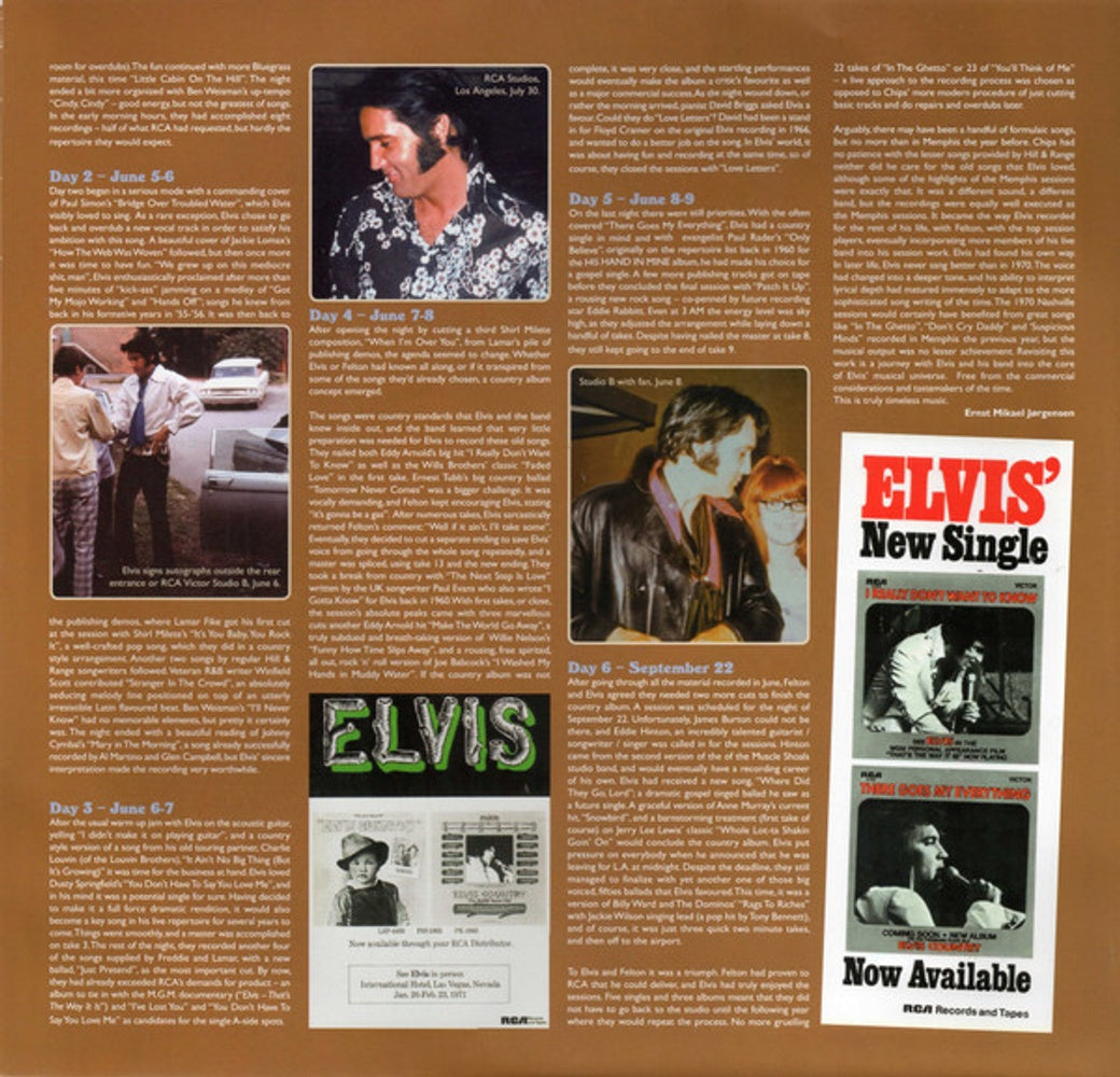 Elvis Presley – From Elvis In Nashville (2-LP Vinyl)