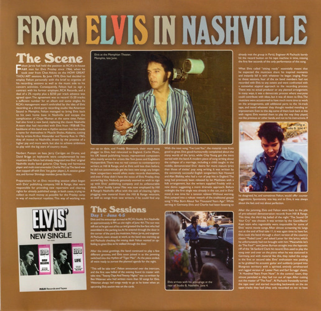 Elvis Presley – From Elvis In Nashville (2-LP Vinyl)