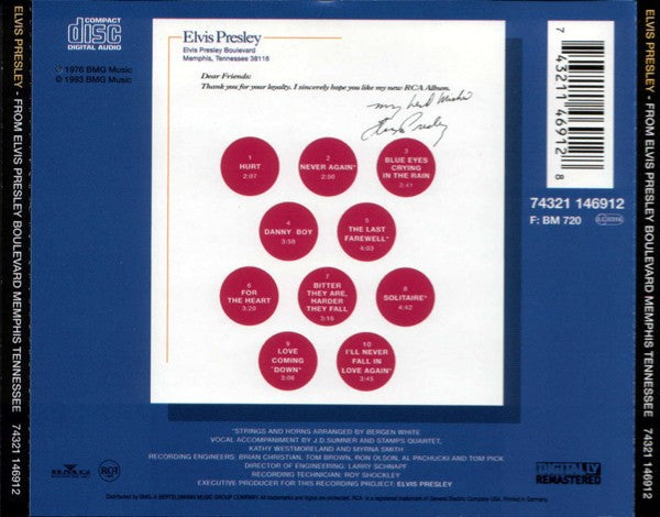 Elvis Presley – From Elvis Presley Boulevard, Memphis, Tennessee (CD)