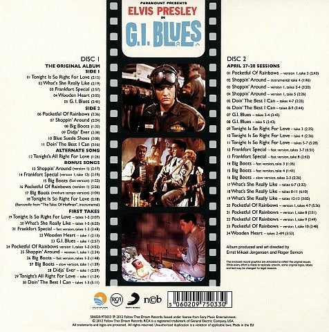 Elvis Presley – G.I. Blues (CD)