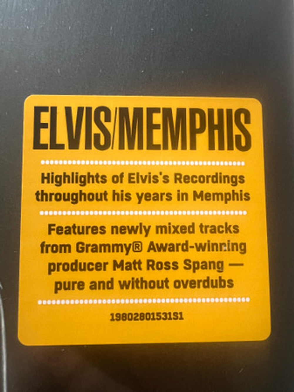Elvis Presley – Memphis (2-LP Vinyl)