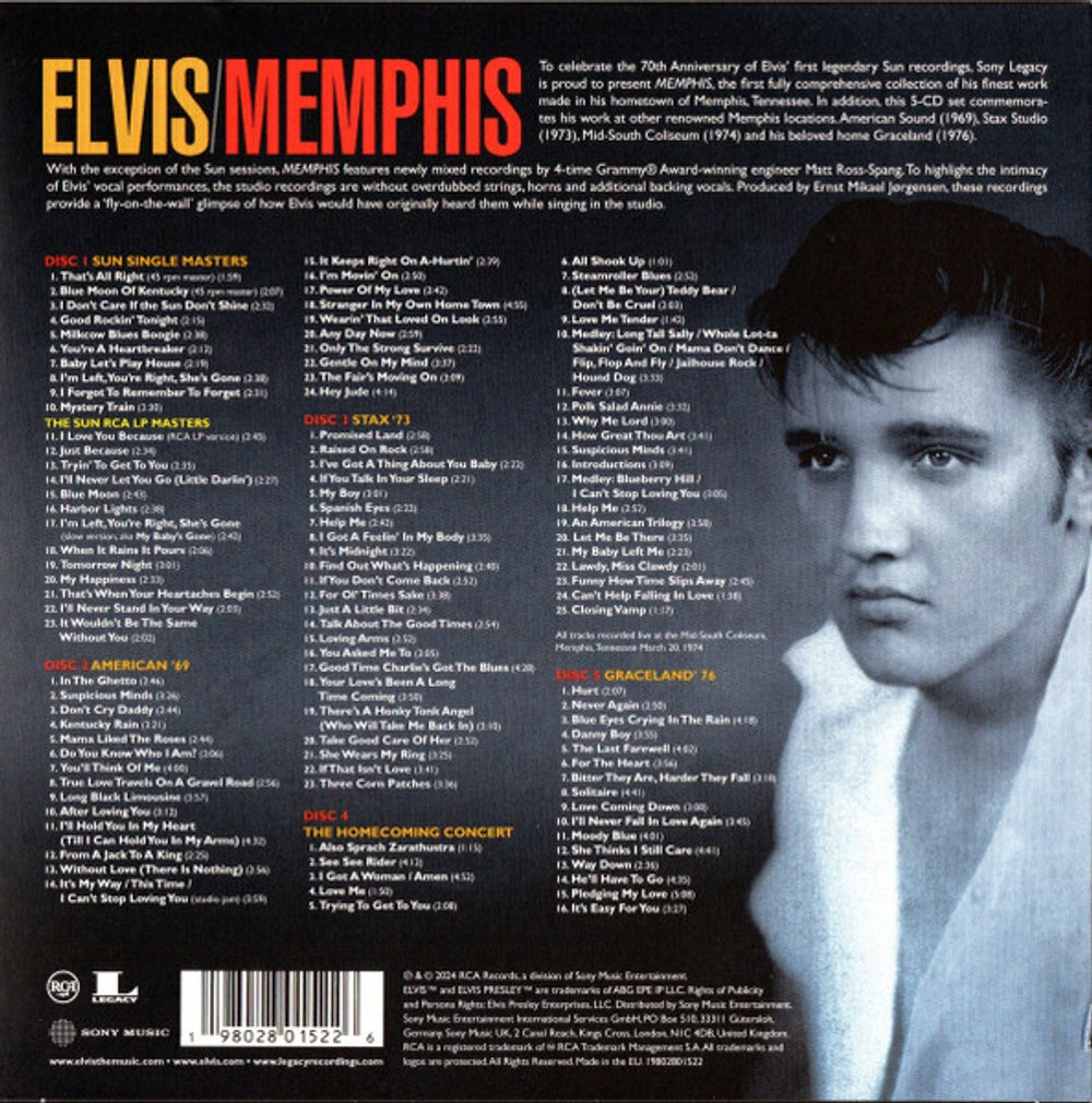 Elvis Presley – Memphis (5-CD)