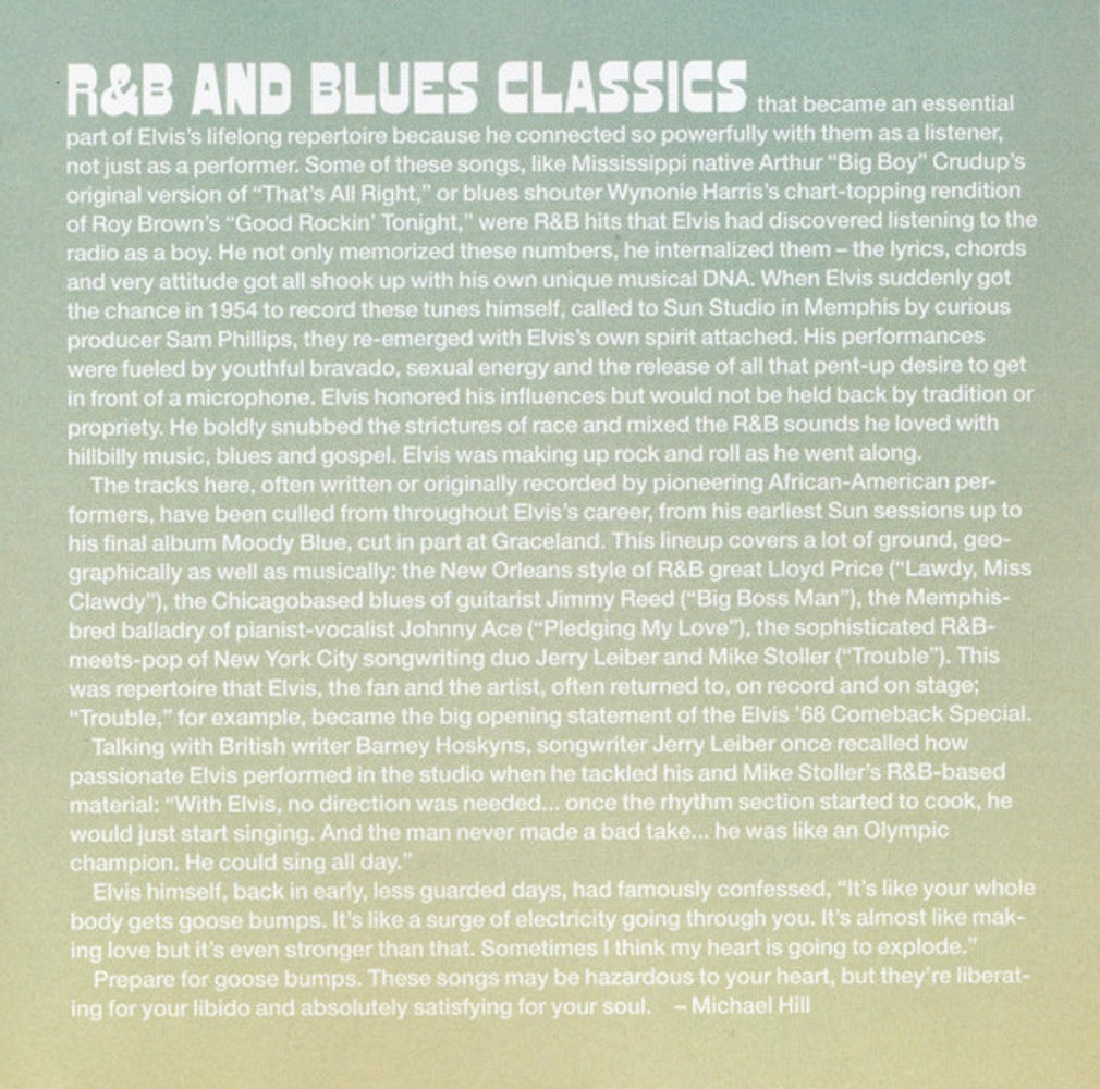 Elvis Presley – R&B (CD)