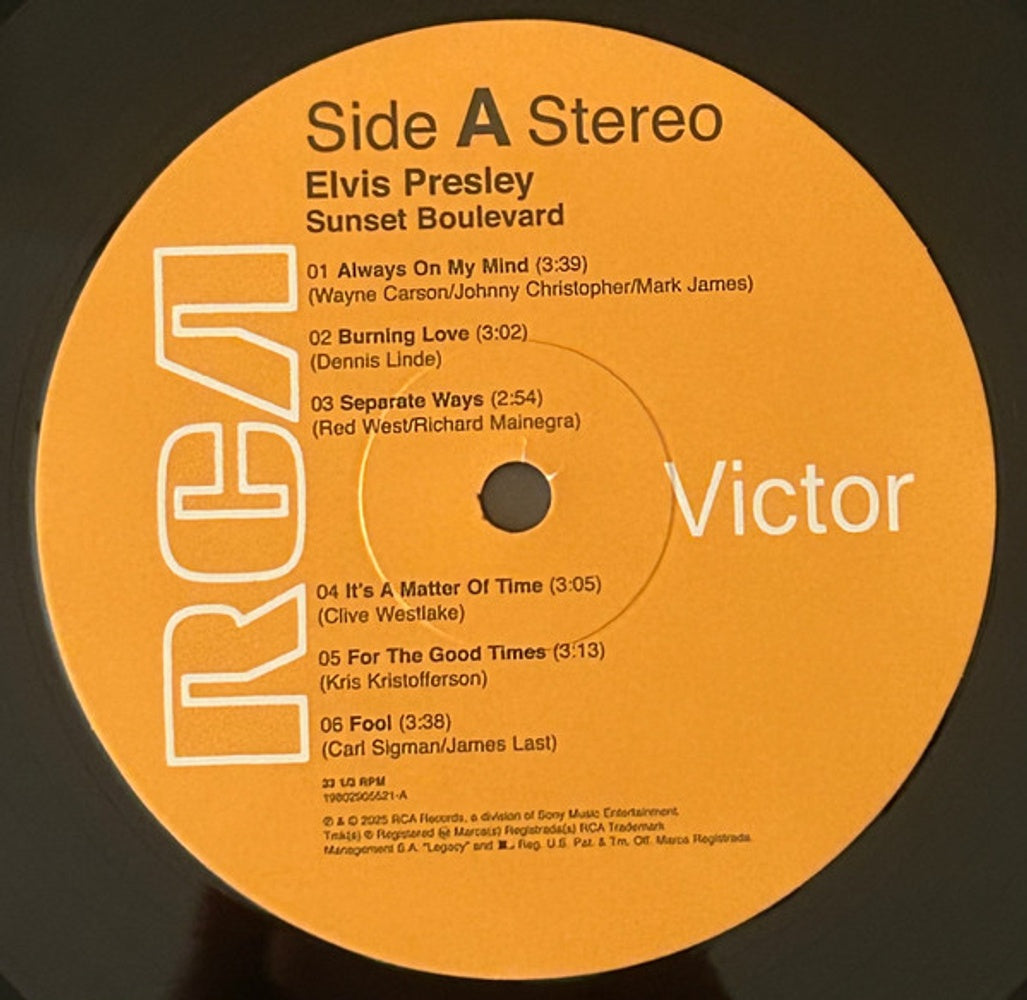 Elvis Presley – Sunset Boulevard (2-LP Vinyl)