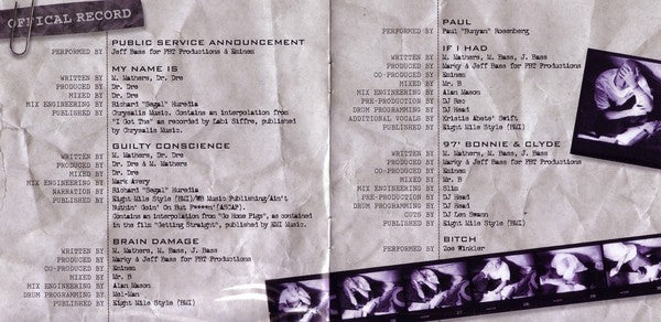 Eminem – Slim Shady LP (CD)