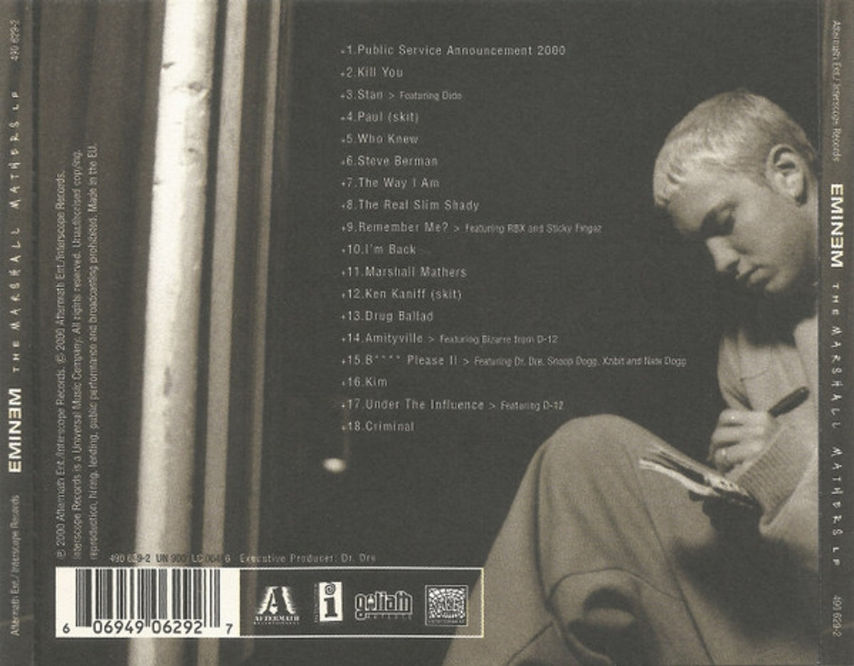 Eminem – The Marshall Mathers LP (CD)