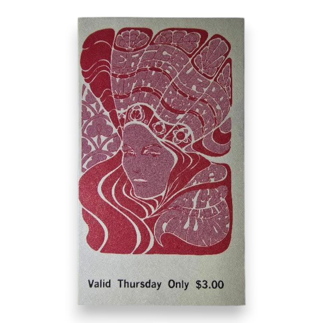 Eric Burdon & The Animals, Mother Earth, Hour Glass - October 19, 1967 - The Fillmore | Vintage Concert Ticket