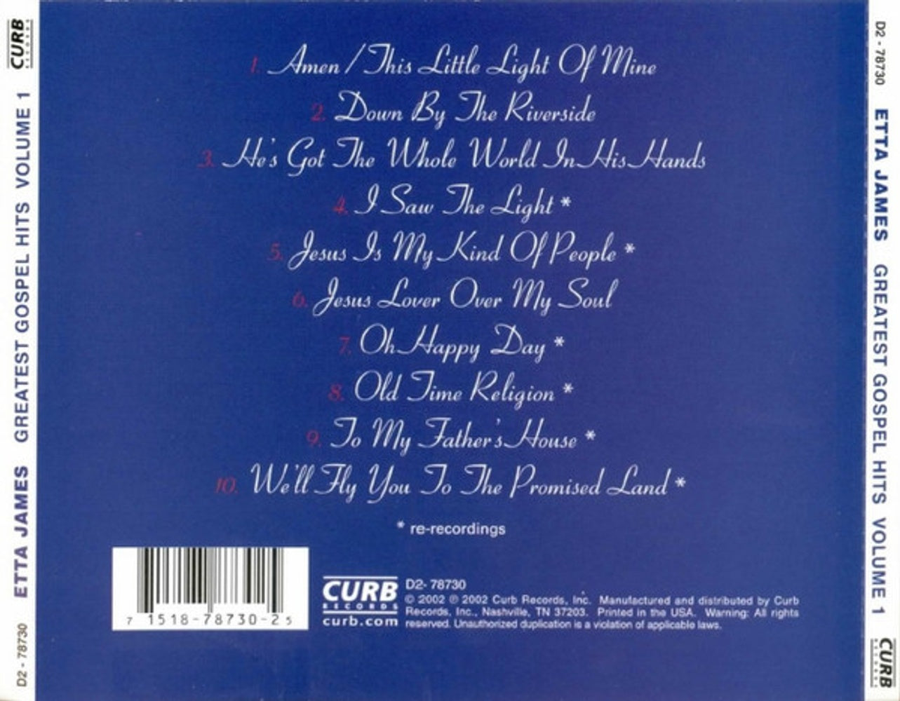 Etta James – Greatest Gospel Hits, Vol. 1 (CD)