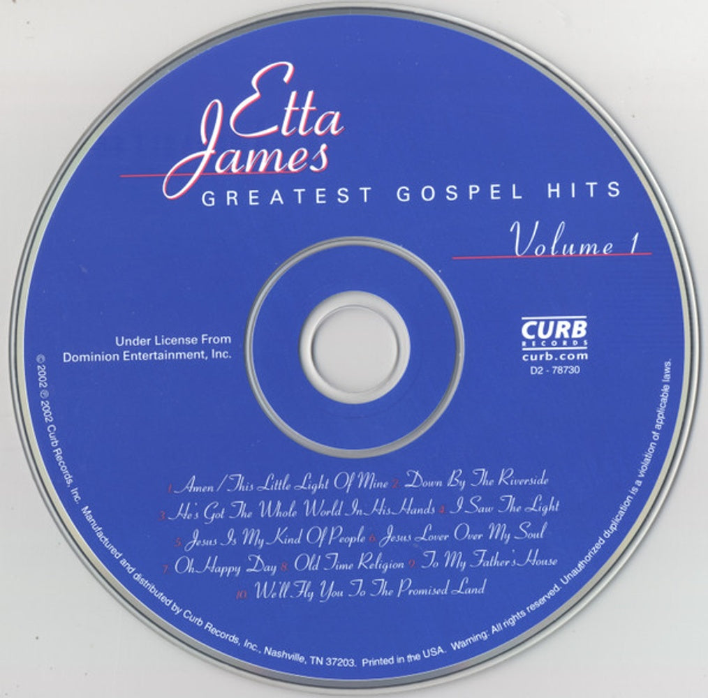 Etta James – Greatest Gospel Hits, Vol. 1 (CD)