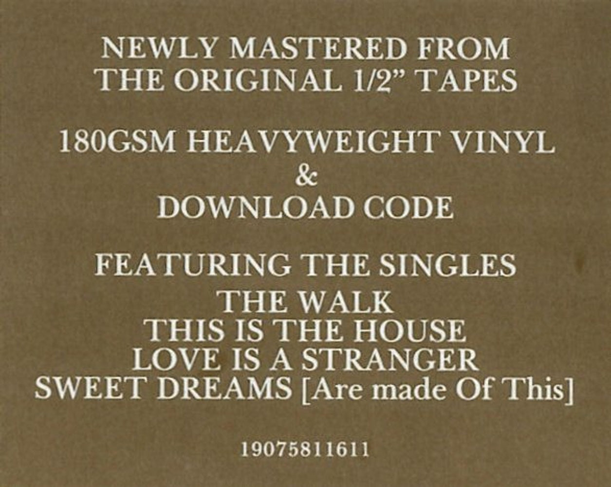 Eurythmics – Sweet Dreams (Are Made Of This) (LP Vinyl)