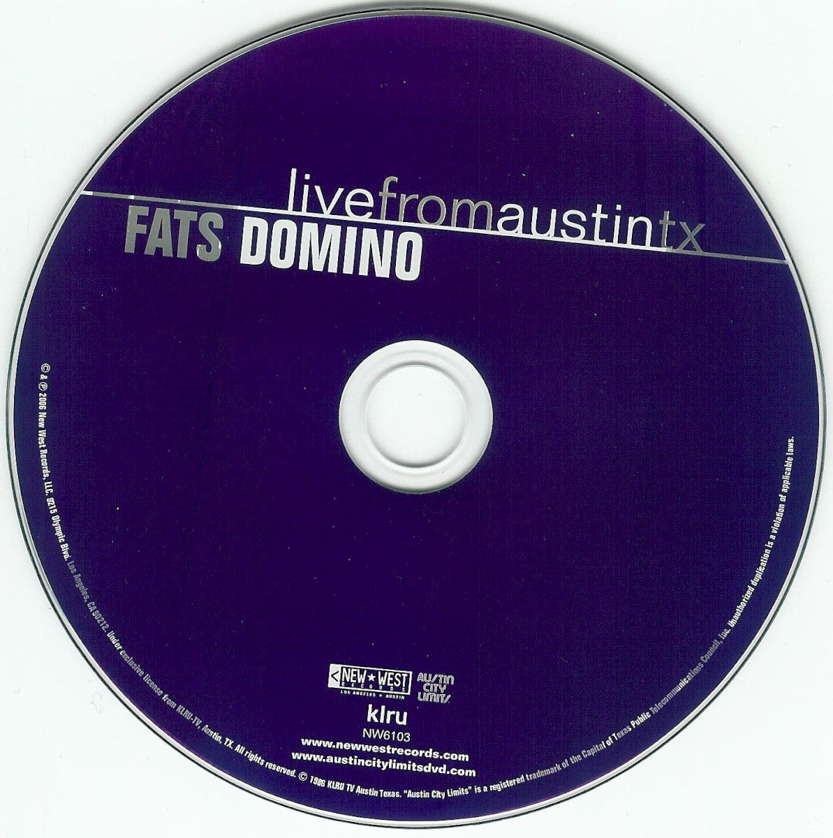 Fats Domino – Live From Austin, Texas (CD)