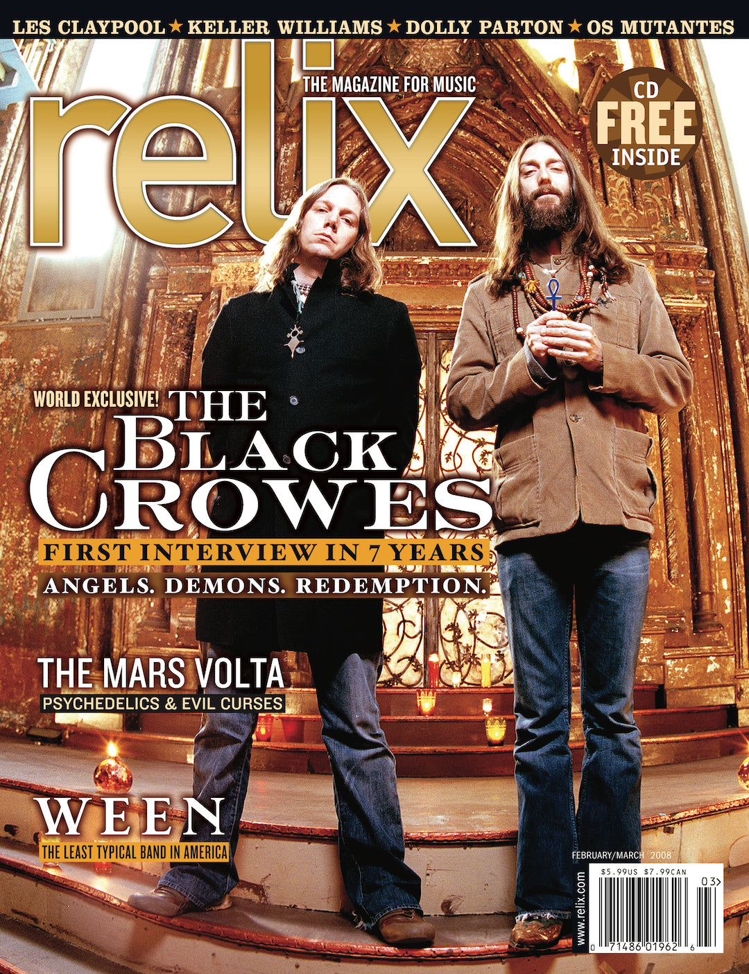 The Black Crowes - February/March 2008 Relix Issue