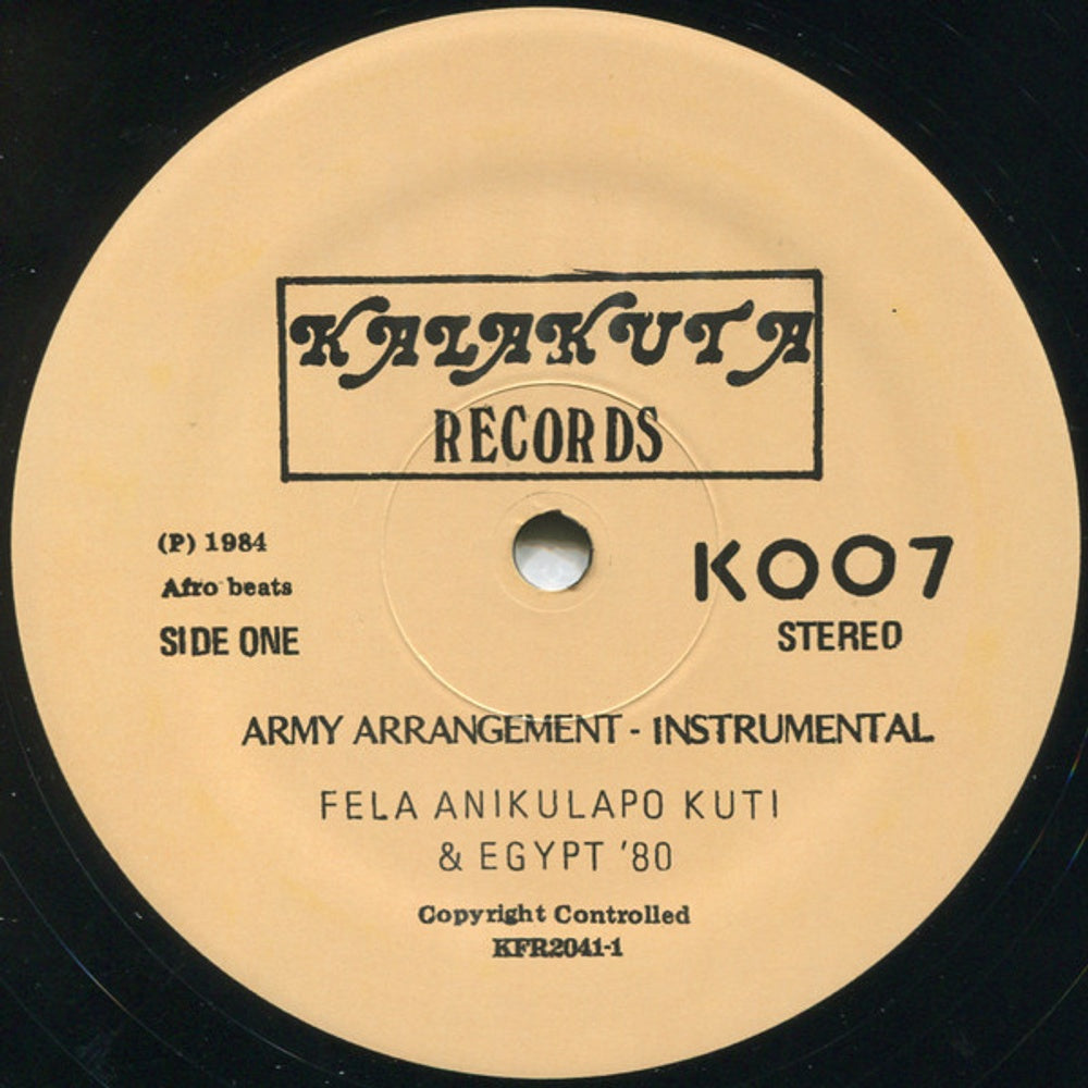 Fela Kuti – Army Arrangement (LP Vinyl)