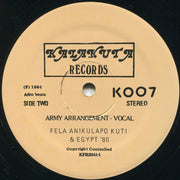 Fela Kuti – Army Arrangement (LP Vinyl)