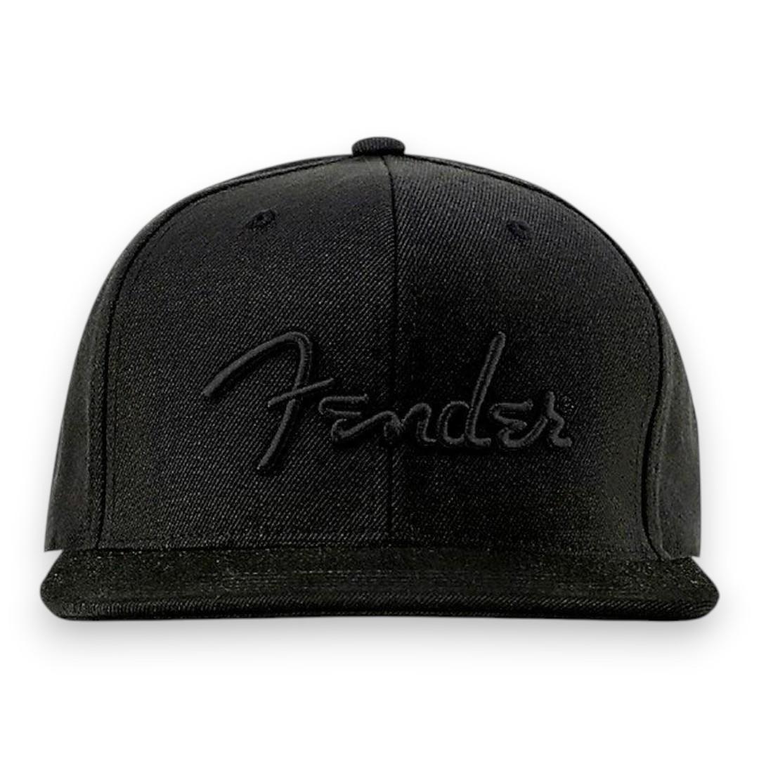 Fender Black Flat Bill Hat - Back