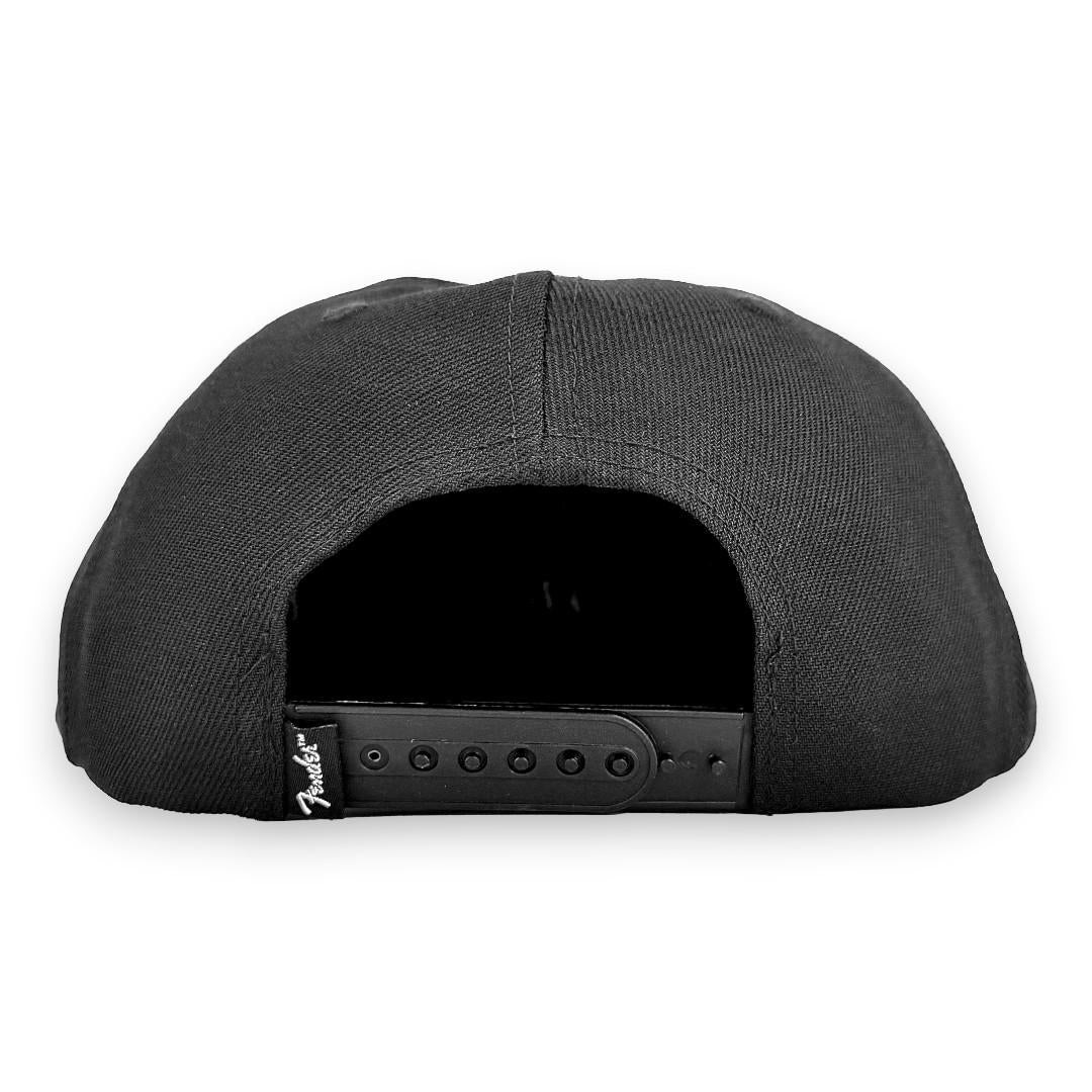 Fender Black Flat Bill Hat - Alternate View