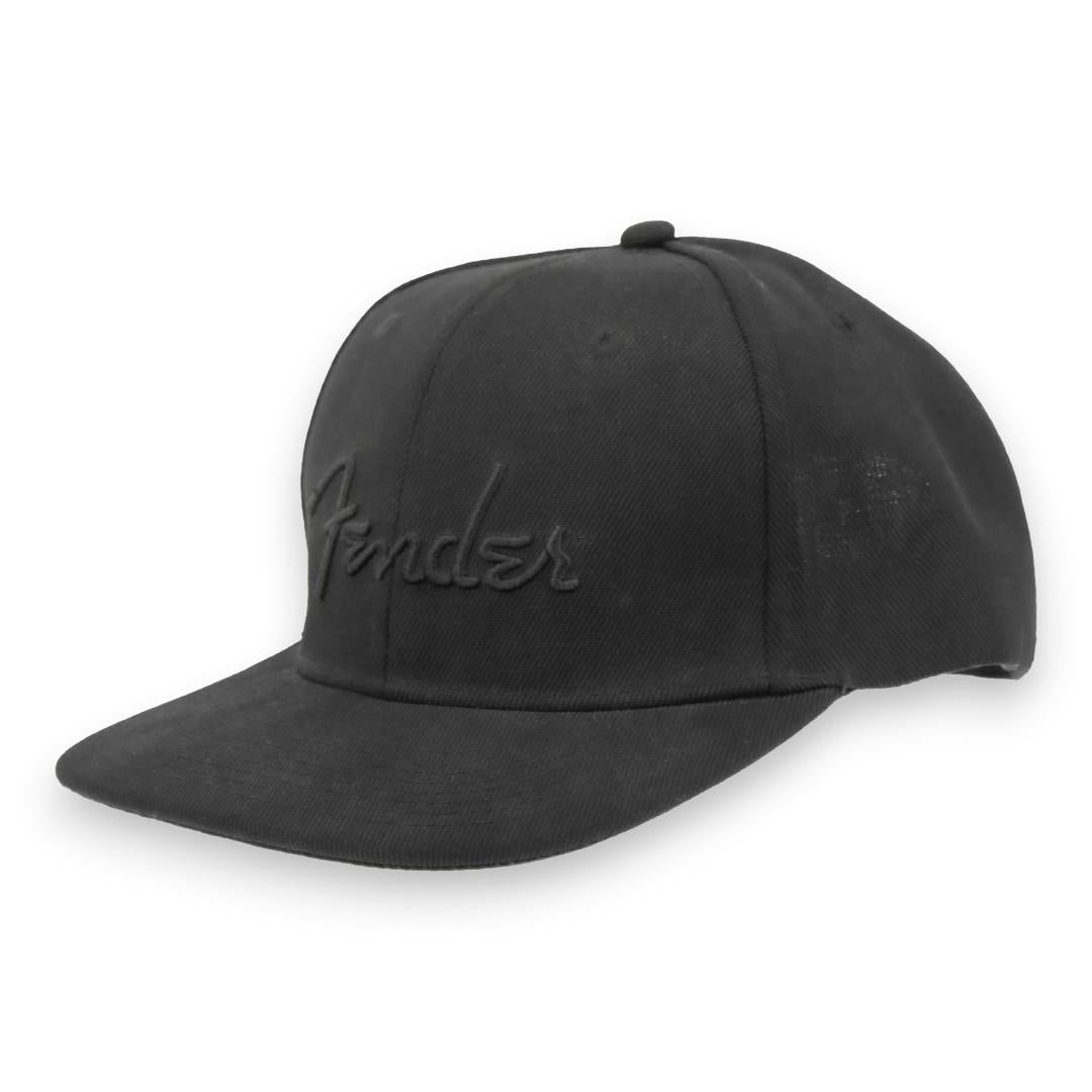 Fender Black Flat Bill Hat - Front