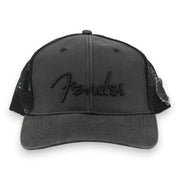 Fender Black Out Trucker Hat - Back
