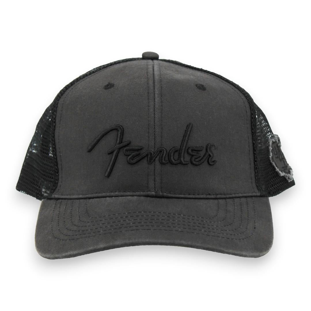 Fender Black Out Trucker Hat - Back