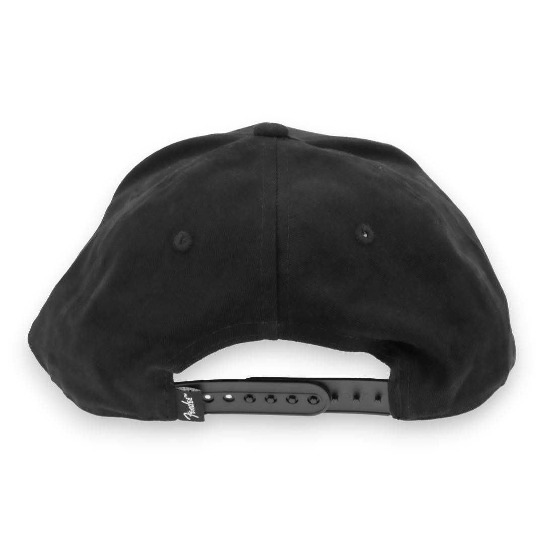 Fender Black Script Hat - Side View