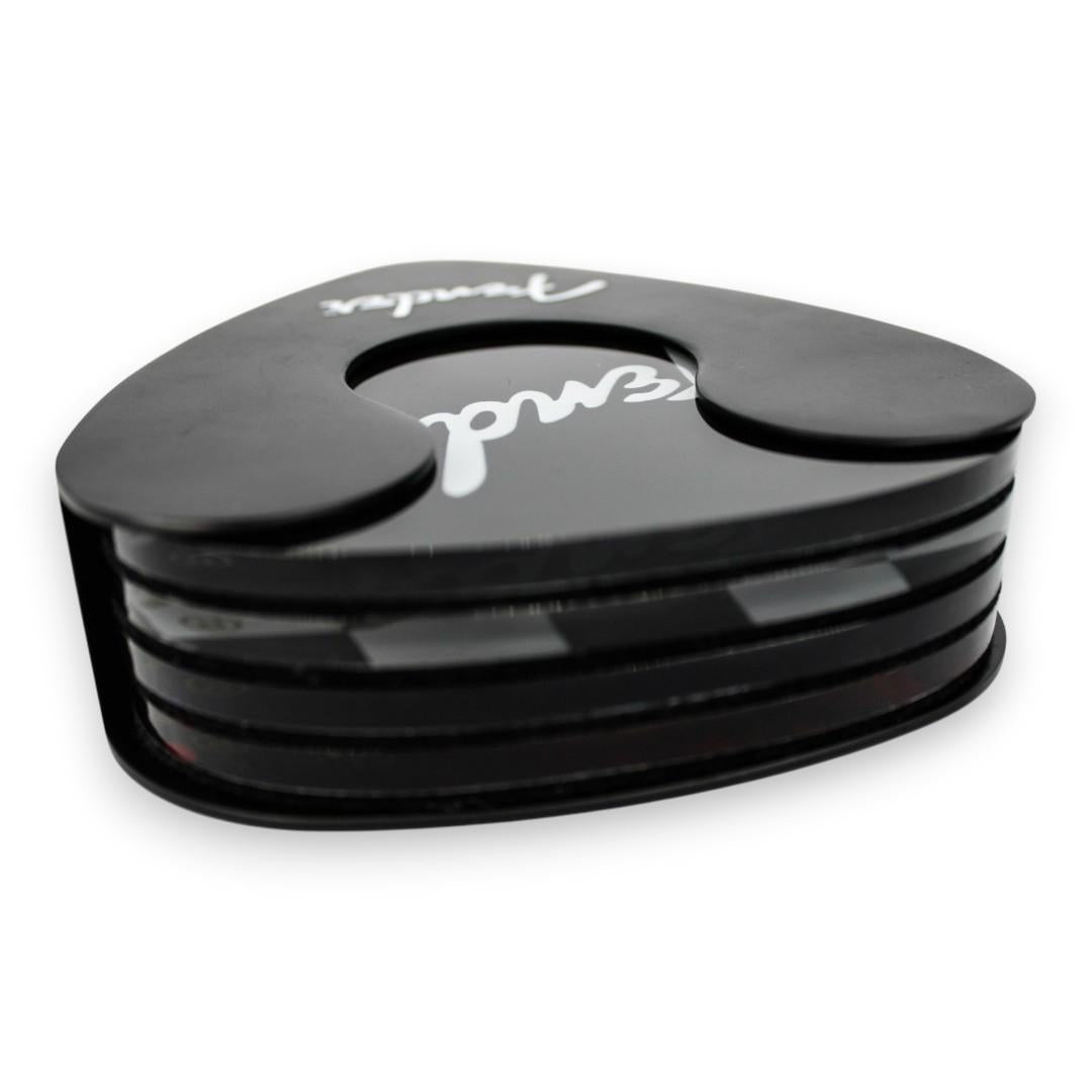 Fender Guitar Pick Coasters (Set of 4) - Label