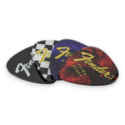 Fender Guitar Pick Coasters (Set of 4) - Close-Up