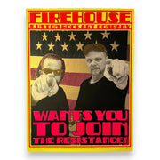 Firehouse Kustom Rock Art Company – Wants You to Join the Resistance (2018) by Chuck Sperry