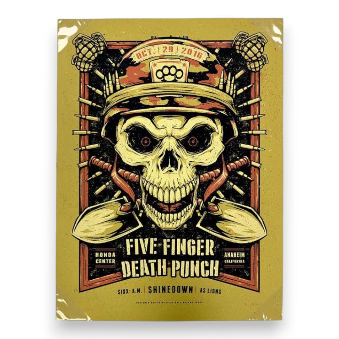 Five Finger Death Punch, Sixx:A.M., Shinedown, As Lions – Honda Center, Anaheim (Oct 29, 2016) by Half Hazard Press
